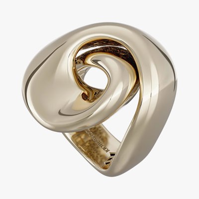 انگشتر فراکتال طلای 18 عیار کد 9987
